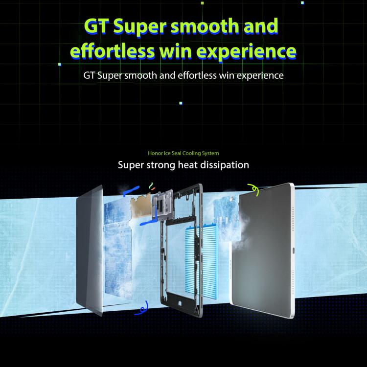 Honor Pad GT2 Pro WiFi Tablet PC, 12.5 inch 16GB+512GB MagicOS 9.0.1 Qualcomm Snapdragon 8 Gen3 Octa Core, 16GB+512GB