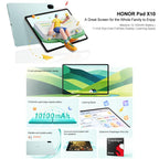 Honor Pad X10 WiFi Tablet PC, 11 inch 8GB+256GB MagicOS 9.0 Qualcomm Snapdragon 680 Octa Core, 8GB+256GB
