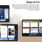 MagicUI 5.0(Android R) MediaTek 1300T Octa Core, Support Dual WiFi / Bluetooth / GPS, Not Support Google Play, 8GB+128GB / Blue, 8GB+128GB / Silver