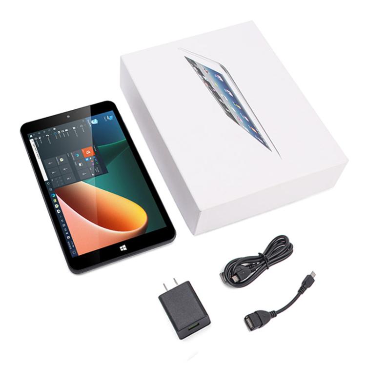 UNIWA WinPad BT802 Tablet PC, 4GB+64GB, 8.0 inch Windows 10 Home Intel Atom Z8300 Quad Core, AU Plug, 4GB+64GB – Card Slot, Bluetooth