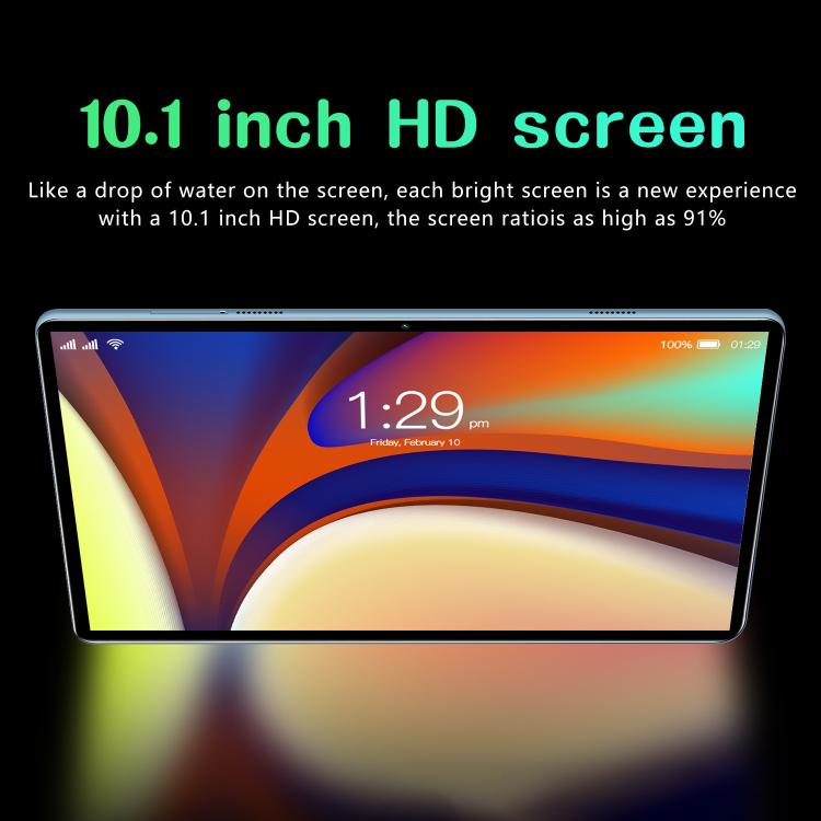 BDF P70 10.1 inch 4G LTE Tablet PC, 4GB+64GB, Android 10 MTK6750 Octa Core, Support Dual SIM, EU Plug, 6GB+128GB, EU Plug – Bluetooth