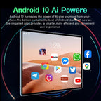 BDF P70 10.1 inch 4G LTE Tablet PC, 6GB+128GB, Android 10 MTK6750 Octa Core, Support Dual SIM, UK Plug, 8GB+256GB, UK Plug