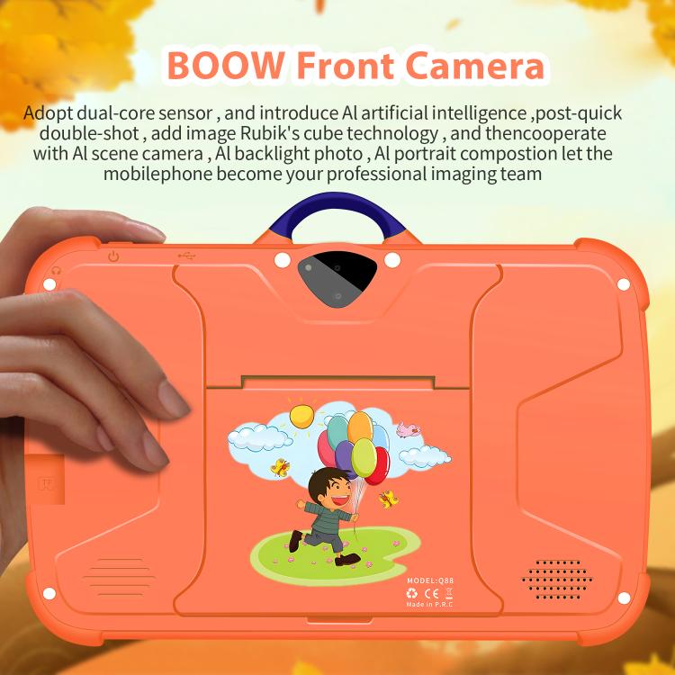 BDF C8 7 inch WiFi Kids Tablet PC, 2GB+32GB, Android 8.1 MTK6735 Octa Core CPU, US Plug, 4GB+64GB – Card Slot