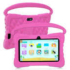 BDF K3 7 inch WiFi Kids Tablet PC with Silicone Case, 2GB+32GB, Android 8.1 MTK6735 Quad Core CPU, US Plug, 4GB+64GB 4GB+64GB Pink