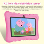 BDF T7 7 inch WiFi Kids Tablet PC with Silicone Case, 1GB+16GB, Android 8.1 MTK6735 Quad Core CPU, US Plug, 3GB+32GB