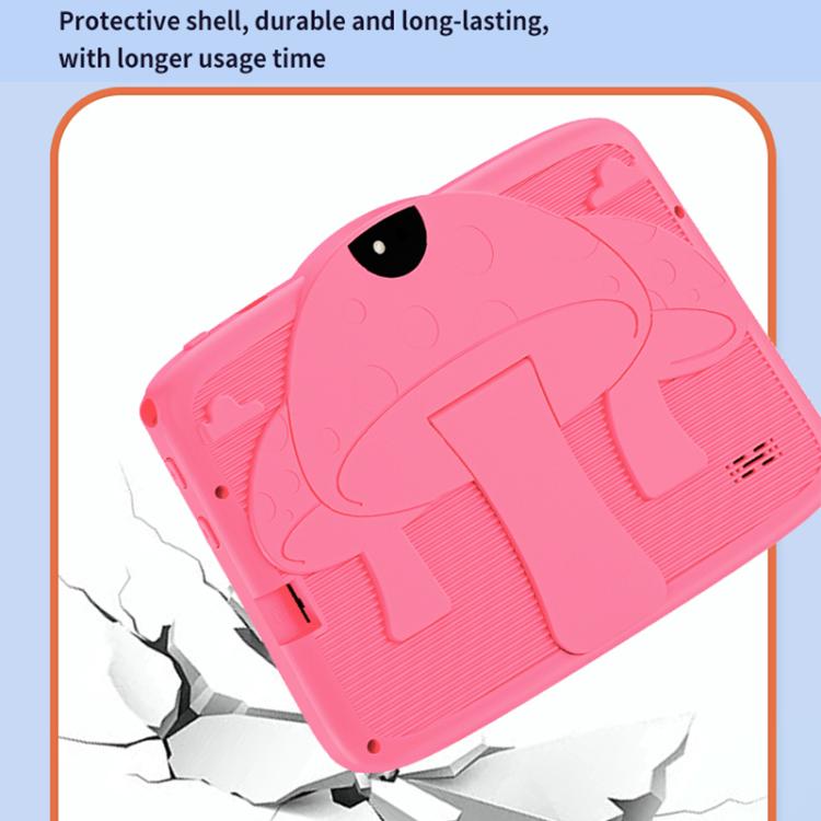 BDF 7 inch WiFi Kids Tablet PC with Mushroom Silicone Case, 1GB+16GB, Android 8.1 MTK6735 Quad Core CPU, US Plug, 3GB+32GB