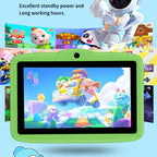 BDF 7 inch WiFi Kids Tablet PC with Mushroom Silicone Case, 2GB+32GB, Android 8.1 MTK6735 Quad Core CPU, US Plug, 4GB+64GB