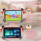 BDF 7 inch WiFi Kids Tablet PC with Nezha Silicone Case, 2GB+32GB, Android 8.1 MTK6735 Quad Core CPU, US Plug, 4GB+64GB
