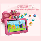 BDF 7 inch WiFi Kids Tablet PC with Crab Silicone Case, 1GB+16GB, Android 8.1 MTK6735 Quad Core CPU, US Plug, 3GB+32GB – Card Slot