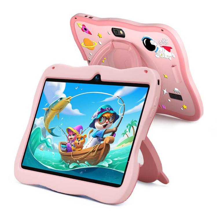 BDF 7 inch WiFi Kids Tablet PC with Spaceman Silicone Case, 2GB+32GB, Android 8.1 MTK6735 Quad Core CPU, US Plug, 4GB+64GB 4GB+64GB Pink