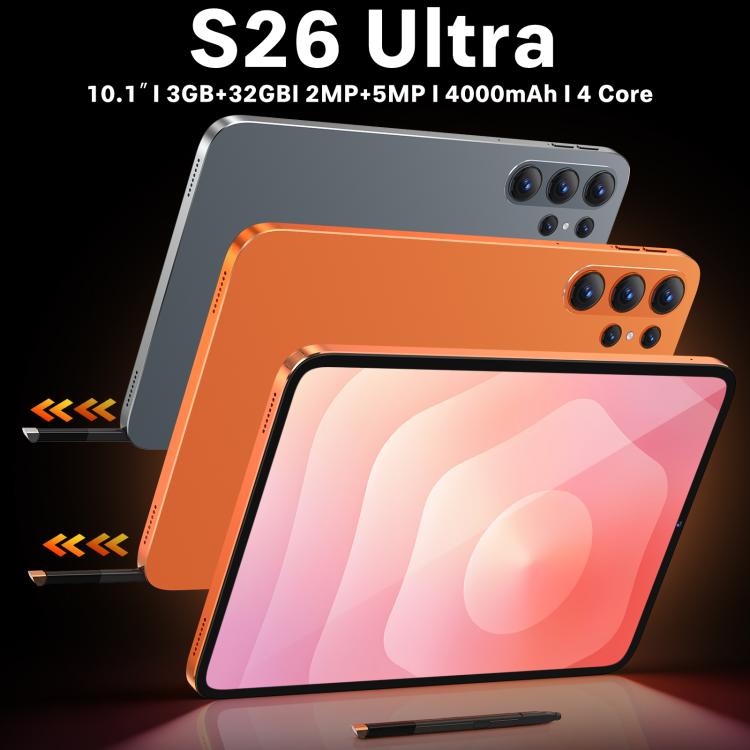 S26 Ultra 10.1 inch WiFi Tablet PC, 3GB+32GB, Android 10 MTK6750 Octa Core, AU Plug, AU Plug – Bluetooth