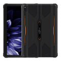 HOTWAV Tab R8 IP68/IP69K Rugged Tablet, 4GB+128GB, 10.1 inch Android 14 Unisoc T606 Octa Core 4G Network, Global Version with Google Play, EU Plug, Tab R8 Tab R8 Black+Orange