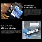 HOTWAV Tab R9 Plus IP68/IP69K Rugged Tablet, 8GB+512GB, 11 inch Android 14 Unisoc T7280 Octa Core 4G Network, Global Version with Google Play, EU Plug, Tab R9 Plus