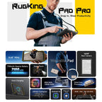 Ulefone Rugking Pad Pro Rugged Tablet PC, 8GB+128GB, 8.68 inch Android 16 Unisoc T7250 Octa Core 4G Network, EU Plug – Magnetic, Card Slot, Bluetooth