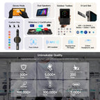 Ulefone Rugking Pad Pro Rugged Tablet PC, 8GB+128GB, 8.68 inch Android 16 Unisoc T7250 Octa Core 4G Network, EU Plug – Magnetic, Card Slot, Bluetooth