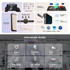 Ulefone Rugking Pad 2 Pro Rugged Tablet PC, 8GB+128GB, 10.1 inch Android 16 Unisoc T7250 Octa Core 4G Network, EU Plug, 8GB+128GB – Magnetic, Card Slot, Bluetooth