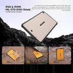 Ulefone Rugking Pad 2 Pro Rugged Tablet PC, 8GB+128GB, 10.1 inch Android 16 Unisoc T7250 Octa Core 4G Network, EU Plug, 8GB+128GB – Magnetic, Card Slot, Bluetooth
