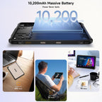 Ulefone Rugking Pad 2 Pro Rugged Tablet PC, 8GB+128GB, 10.1 inch Android 16 Unisoc T7250 Octa Core 4G Network, EU Plug, 8GB+128GB – Magnetic, Card Slot, Bluetooth