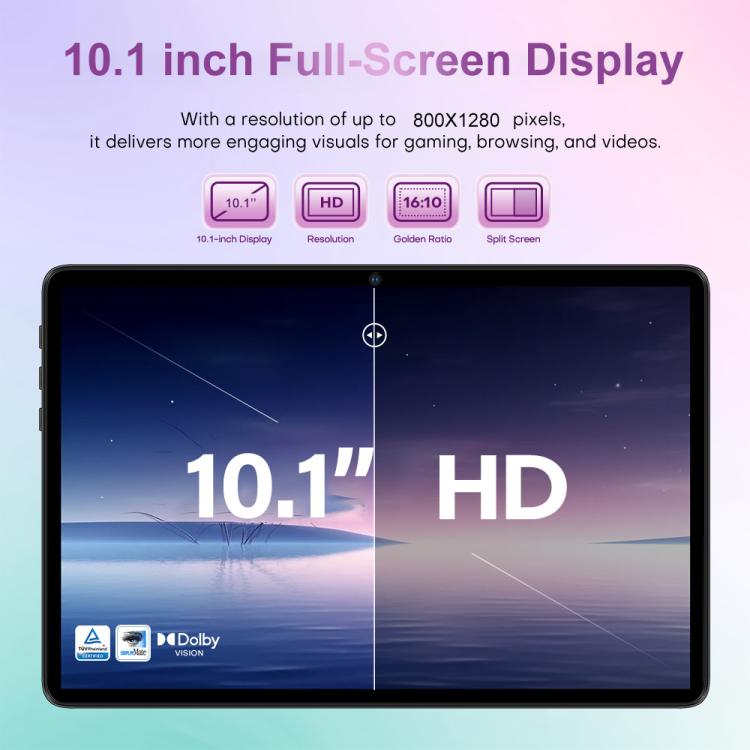 Pad 9 Ultra 10.1 inch 3G Phone Call Tablet PC, 2GB+32GB, Android 10 MTK6737 Quad Core, AU Plug, AU Plug
