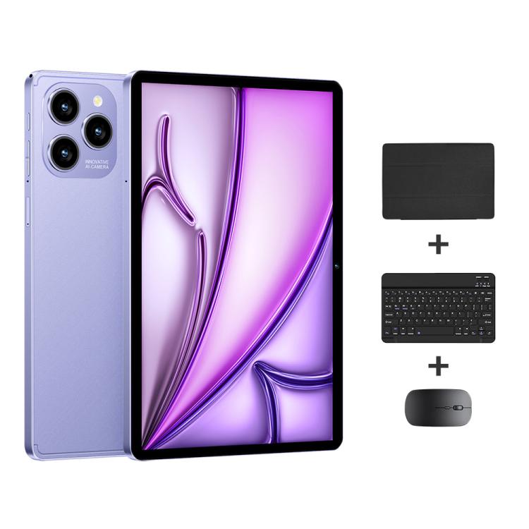 Pad 8 Pro 10.1 inch 4G LTE Tablet PC Combo Set, 4GB+32GB, Android 10 MT6755 Octa Core, with Keyboard / Mouse / Leather Case, US Plug, US Plug US Plug Purple