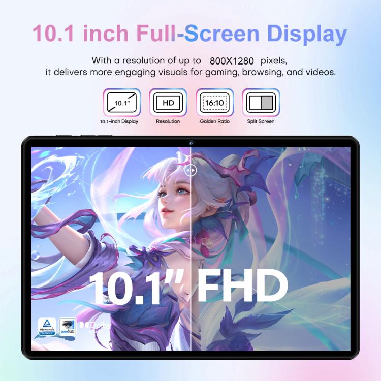Pad 8 Pro 10.1 inch 4G LTE Tablet PC Combo Set, 4GB+32GB, Android 10 MT6755 Octa Core, with Keyboard / Mouse / Leather Case, EU Plug, EU Plug