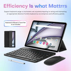 Pad 8 Pro 10.1 inch 4G LTE Tablet PC Combo Set, 4GB+32GB, Android 10 MT6755 Octa Core, with Keyboard / Mouse / Leather Case, EU Plug, EU Plug