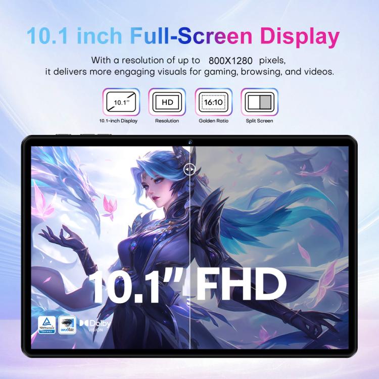 Pad 9 Pro 10.1 inch 4G LTE Tablet PC Combo Set, 4GB+32GB, Android 10 MT6755 Octa Core, with Keyboard / Mouse / Leather Case, US Plug, US Plug