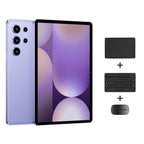 Pad 9 Pro 10.1 inch 4G LTE Tablet PC Combo Set, 4GB+32GB, Android 10 MT6755 Octa Core, with Keyboard / Mouse / Leather Case, UK Plug, UK Plug – Leather, Fast Charging, Bluetooth UK Plug Purple