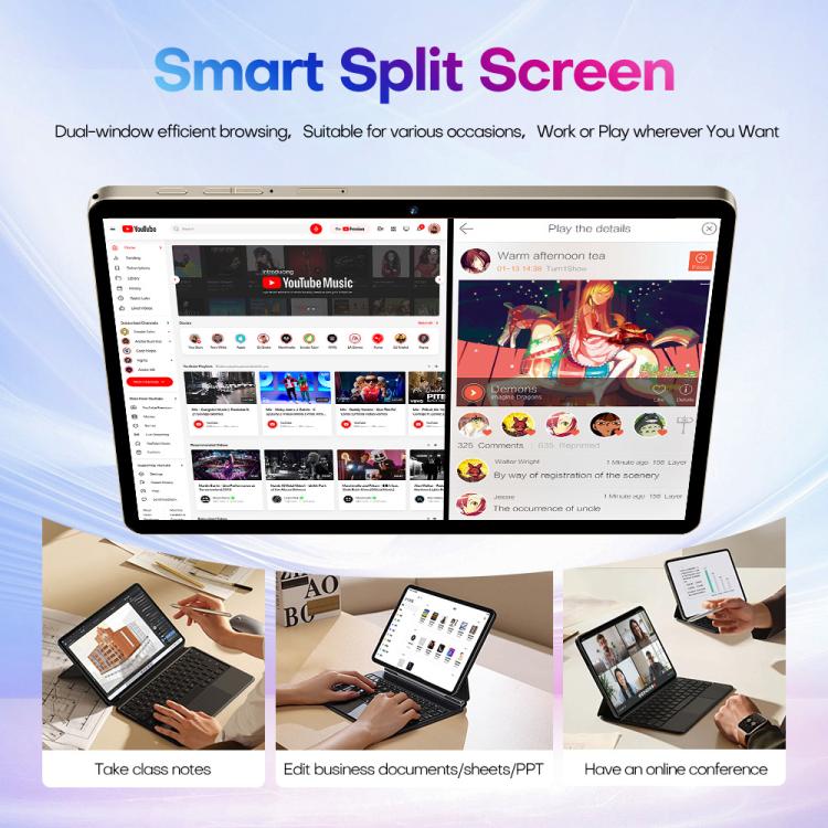 Pad 9 Pro 10.1 inch 4G LTE Tablet PC Combo Set, 4GB+32GB, Android 10 MT6755 Octa Core, with Keyboard / Mouse / Leather Case, AU Plug, AU Plug