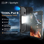 Unihertz 8849 Tank Pad E Rugged Tablet PC & Projector, 12GB+512GB, 10.95 inch Android 14 MT6789 Octa Core 4G Network, EU Plug, Tank Pad E