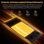OUKITEL RT9 4G Network IP68/IP69K Rugged Tablet, 6GB+256GB, 11 inch Android 14 Unisoc T606 Octa-Core Support Dual SIM, EU Plug, RT9 6GB+256GB – Bluetooth