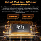 OUKITEL RT9 4G Network IP68/IP69K Rugged Tablet, 6GB+256GB, 11 inch Android 14 Unisoc T606 Octa-Core Support Dual SIM, EU Plug, RT9 6GB+256GB – Bluetooth