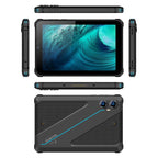 OUKITEL RT3 Plus 4G Network IP68/IP69K Rugged Tablet, 4GB+128GB, 8.0 inch Android 15 MediaTek G81 Octa-Core Support Dual SIM, EU Plug, RT3 Plus 4GB+128GB