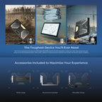 OUKITEL RT10 5G Network IP68/IP69K Rugged Tablet, 12GB+512GB, 11 inch Android 15 MTK Dimensity 7400X Support Dual SIM, EU Plug, RT10 12GB+512GB – Bluetooth