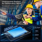 OUKITEL RT10 5G Network IP68/IP69K Rugged Tablet, 12GB+512GB, 11 inch Android 15 MTK Dimensity 7400X Support Dual SIM, EU Plug, RT10 12GB+512GB – Bluetooth