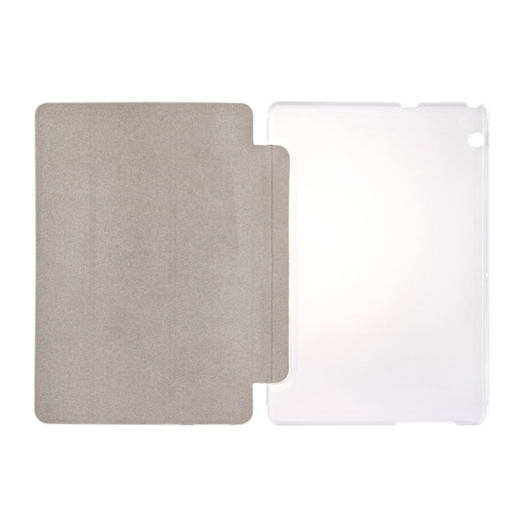 For Huawei MediaPad T3 10 9.6 inch Silk Texture Horizontal Flip Leather Case with 3-folding Holder – Flip, Leather, For MediaPad T3 9.6 inch