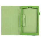 For Amazon Kindle Fire HD8 (2017) Litchi Texture Horizontal Flip Leather Case with Holder – Flip, Leather, For Kindle Fire HD8 (2017)