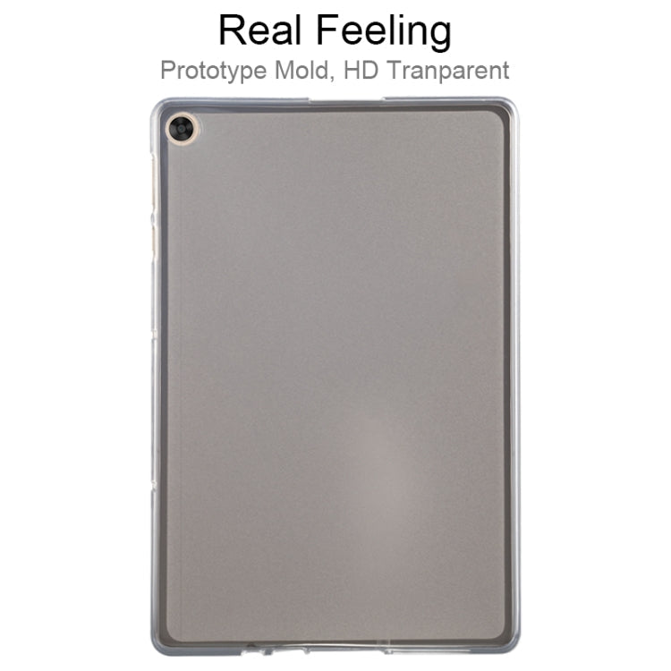 0.75mm Dropproof Outside Glossy Inside Frosted TPU Protective Case – TPU, For Huawei Mediapad Enjoy Tablet 2 10.1