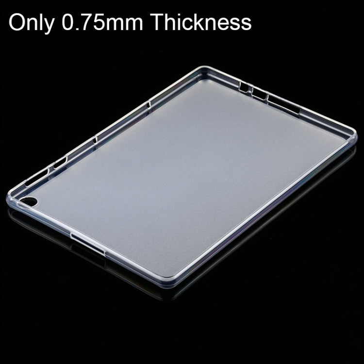 0.75mm Dropproof Outside Glossy Inside Frosted TPU Protective Case – TPU, For Huawei Mediapad Enjoy Tablet 2 10.1