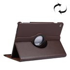 Litchi Texture Horizontal Flip 360 Degrees Rotation Leather Case for Huawei MediaPad T5 10.1, with Holder – Flip, Leather, For MediaPad T5 10.1