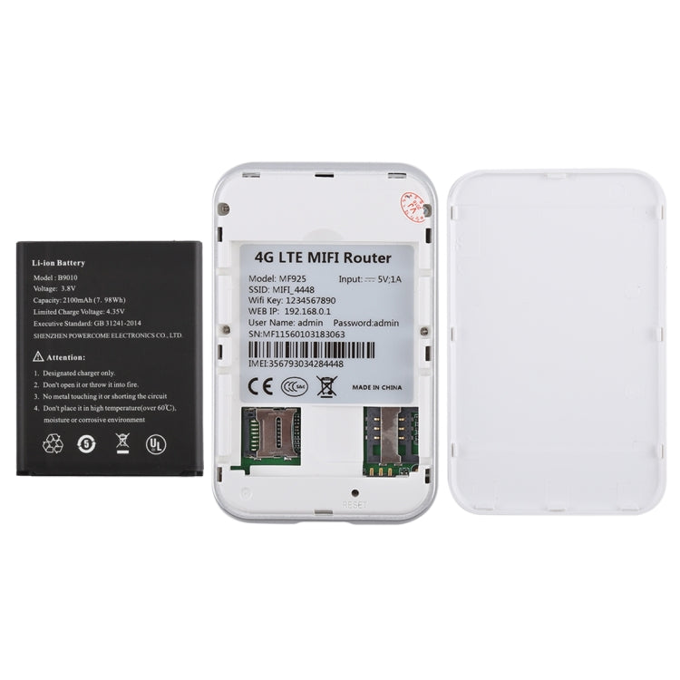 MF925 4G LTE Multi-modes High Speed Wireless Router, Support TF Card(32GB Max), MF925 – Durable Build, Easy to Use