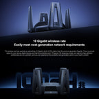 Original Xiaomi WiFi Router 10 Gigabit Tri-Band Wireless Mesh Network Game Acceleration Repeater, US Plug, 10 Gigabit – Durable Build, Easy to Use
