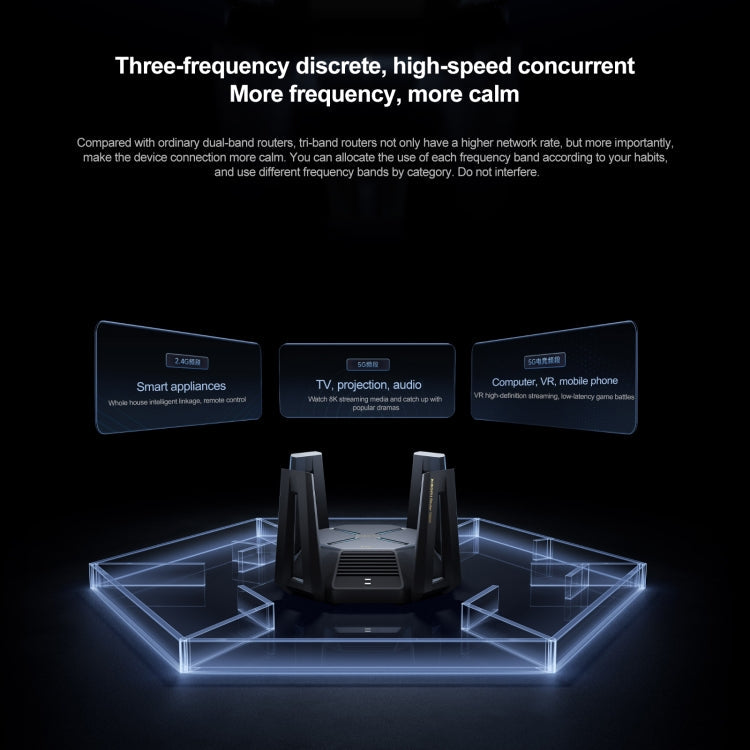 Original Xiaomi WiFi Router 10 Gigabit Tri-Band Wireless Mesh Network Game Acceleration Repeater, US Plug, 10 Gigabit – Durable Build, Easy to Use