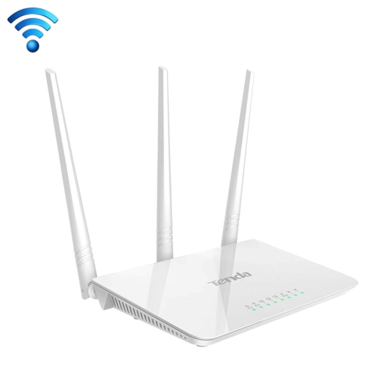 Tenda F3 Wireless 2.4GHz 300Mbps WiFi Router with 3*5dBi External Antennas, F3 – Durable Build, Easy to Use F3