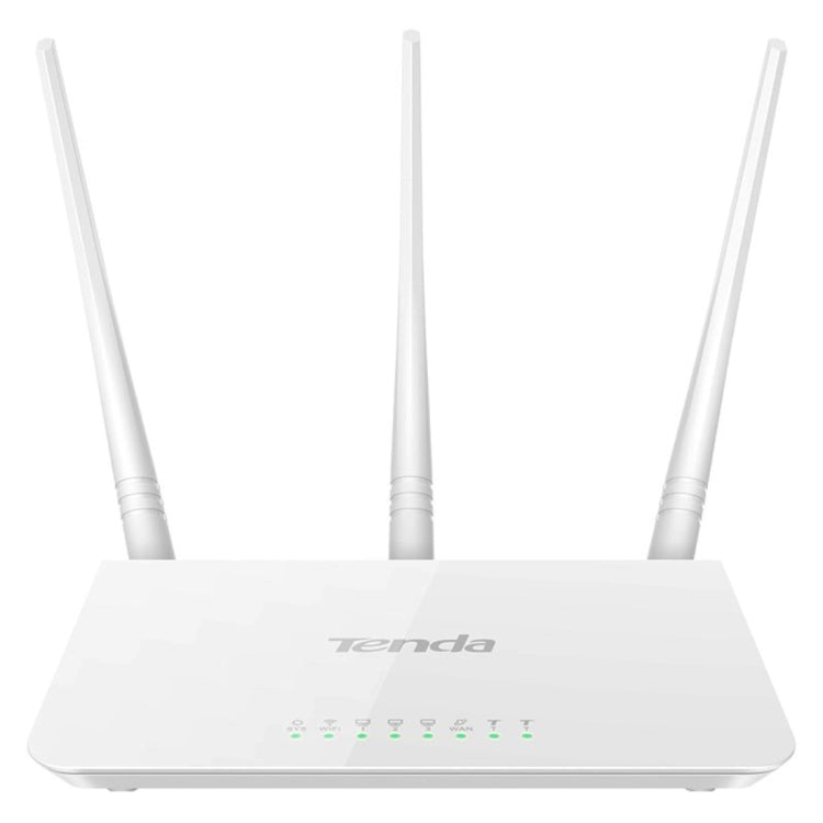 Tenda F3 Wireless 2.4GHz 300Mbps WiFi Router with 3*5dBi External Antennas, F3 – Durable Build, Easy to Use