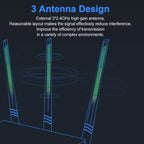 Tenda F3 Wireless 2.4GHz 300Mbps WiFi Router with 3*5dBi External Antennas, F3 – Durable Build, Easy to Use