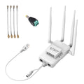 VONETS VAR1200-H 1200Mbps Wireless Bridge External Antenna Dual-Band WiFi Repeater, With 4 Antennas + DC Adapter Set, VAR1200-H With 4 Antennas + DC Adapter Set – Durable Build, Easy to Use