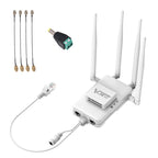 VONETS VAR1200-H 1200Mbps Wireless Bridge External Antenna Dual-Band WiFi Repeater, With 4 Antennas + DC Adapter Set, VAR1200-H With 4 Antennas + DC Adapter Set – Durable Build, Easy to Use