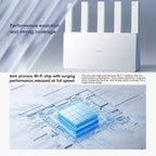 Xiaomi Router BE5000 WiFi 7 MLO 2.4GHz 5.0GHz Dual Band 2.5G Port 512MB RAM Repeater, US Plug, BE5000 – Durable Build, Easy to Use