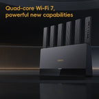 Xiaomi Router BE6500 WiFi 7 2.4GHz 5.0GHz Dual Band 4-Core 2.5G Port, US Plug, BE6500 – Durable Build, Easy to Use